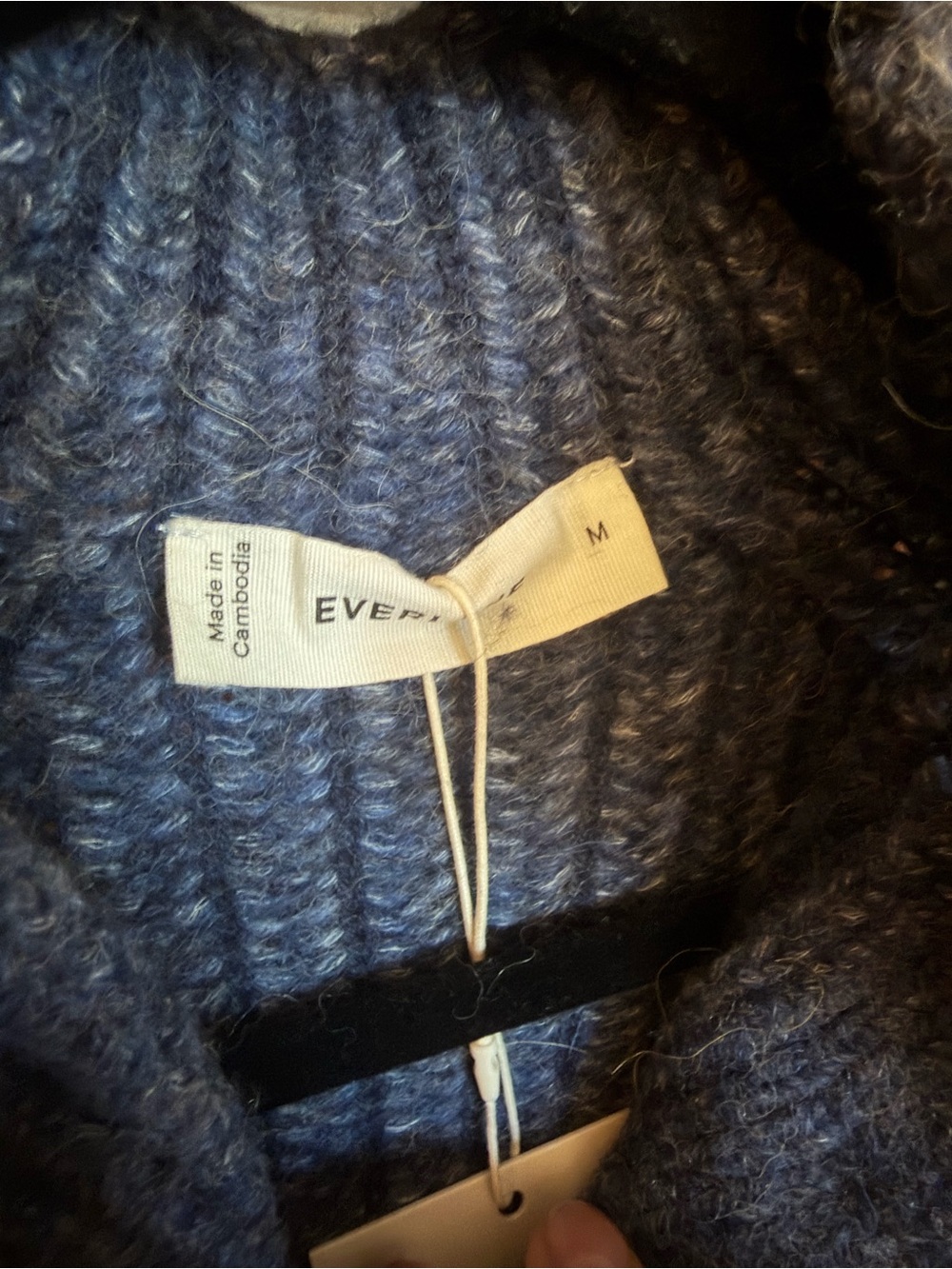 NWT Everlane Funnel Neck Ribbed Henley - Picture 4 of 8